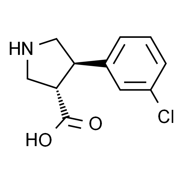 (3R,4S)-4-(3-Chlorophenyl)pyrrolidine-3-carboxylic acid