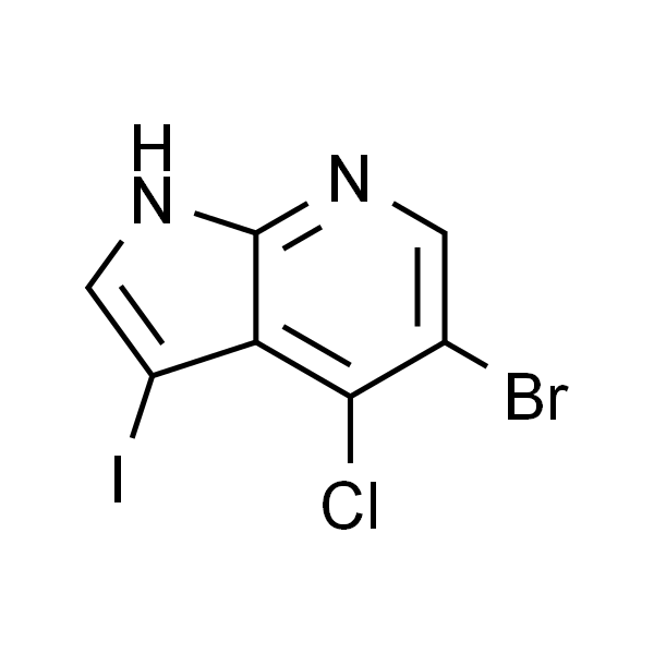 5-Bromo-4-chloro-3-iodo-1H-pyrrolo[2，3-b]pyridine