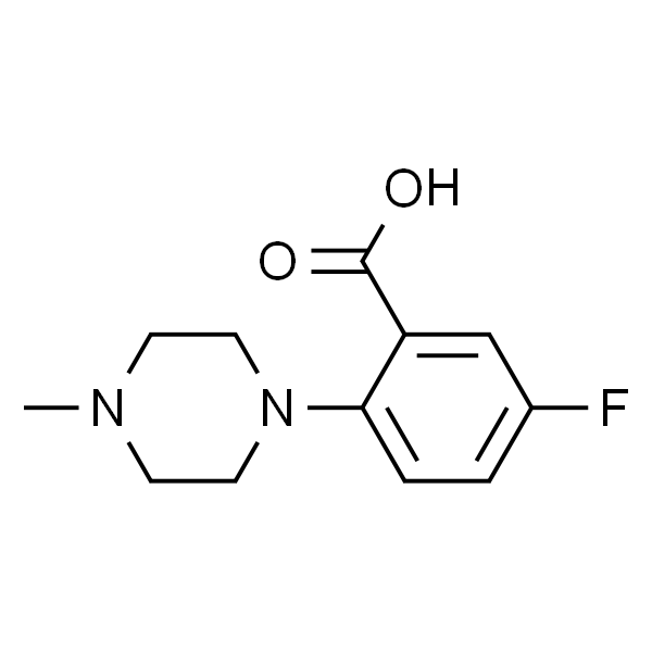 5-Fluoro-2-(4-methyl-1-piperazinyl)benzoic Acid