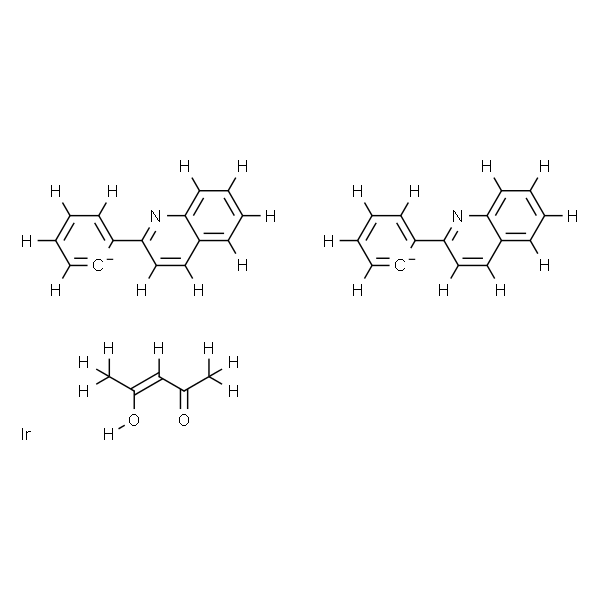 Bis(2-phenylquinoline)(acetylacetonate)iridium(III)