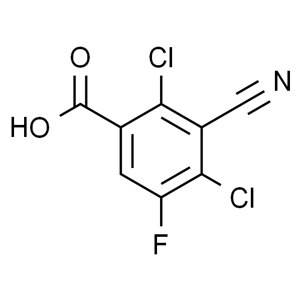 2，4-Dichloro-3-cyano-5-fluorobenzoic acid