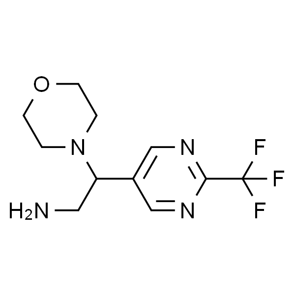 2-morpholino-2-(2-(trifluoromethyl)pyrimidin-5-yl)ethanamine