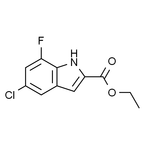 ethyl 5-chloro-7-fluoro-1H-indole-2-carboxylate