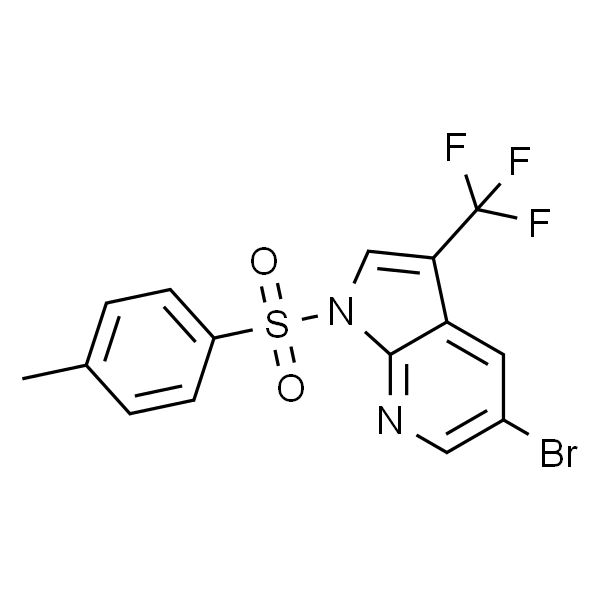 5-Bromo-1-tosyl-3-(trifluoromethyl)-1H-pyrrolo[2，3-b]pyridine