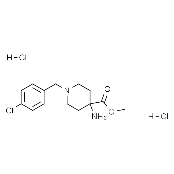 Methyl 4-amino-1-(4-chlorobenzyl)piperidine-4-carboxylate dihydrochloride