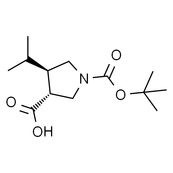 (3R,4R)-1-[(2-methylpropan-2-yl)oxycarbonyl]-4-propan-2-ylpyrrolidine-3-carboxylic acid