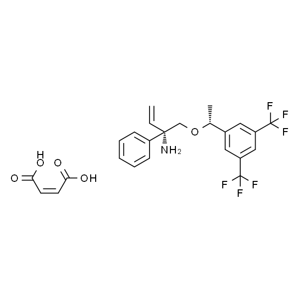 (S)-1-((R)-1-(3,5-Bis(trifluoromethyl)phenyl)ethoxy)-2-phenylbut-3-en-2-amine fumarate