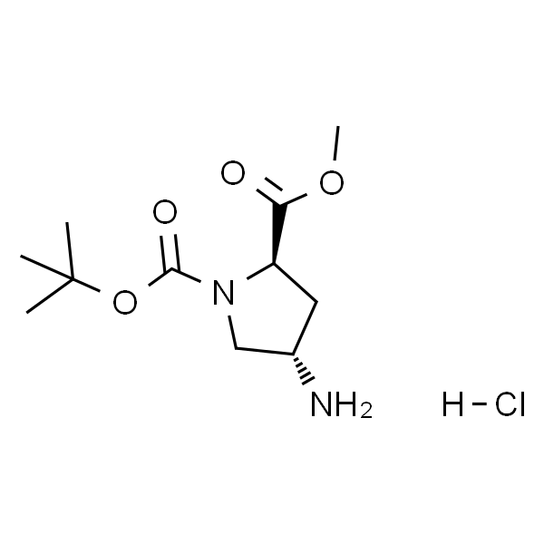 (2R，4S)-1-tert-Butyl 2-methyl 4-aminopyrrolidine-1，2-dicarboxylate hydrochloride