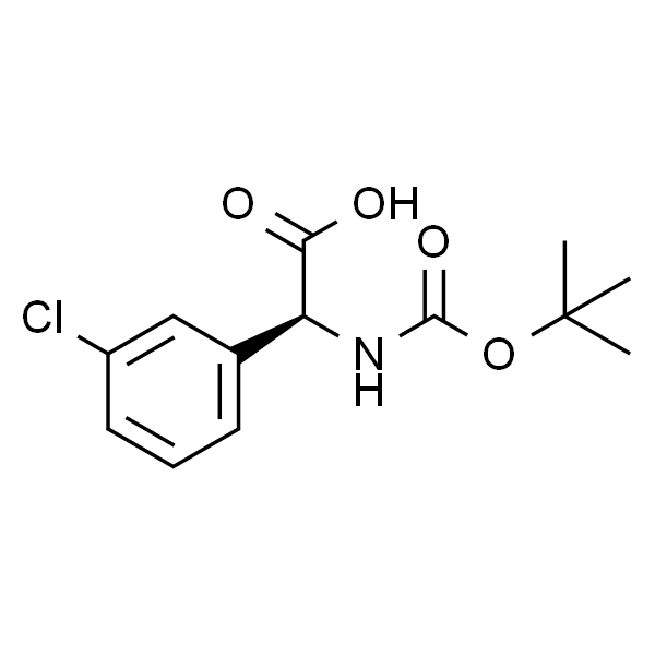 N-Boc-(S)-2-amino-2-(3-chlorophenyl)acetic acid