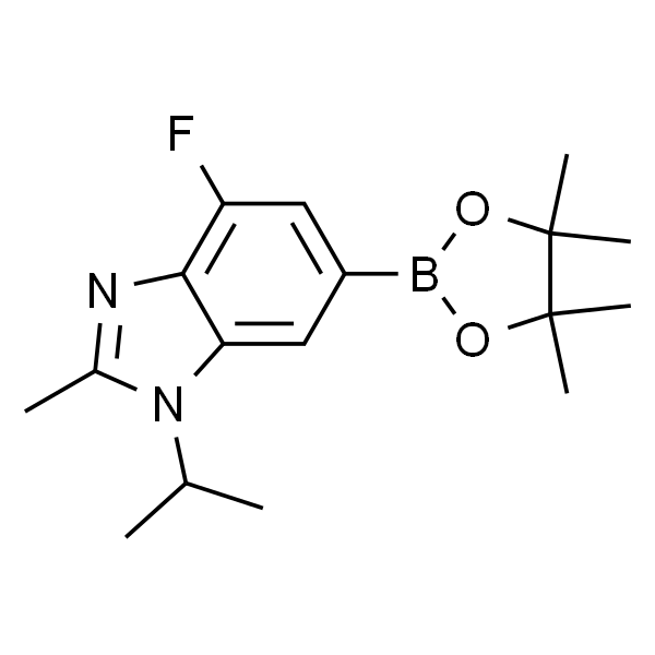 4-Fluoro-1-isopropyl-2-methyl-6-(4,4,5,5-tetramethyl-1,3,2-dioxaborolan-2-yl)-1H-benzo[d]imidazole