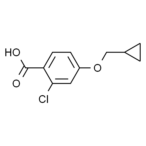 2-Chloro-4-(cyclopropylmethoxy)benzoic Acid