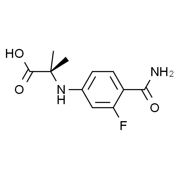 N-[4-(Aminocarbonyl)-3-fluorophenyl]-2-methylalanine