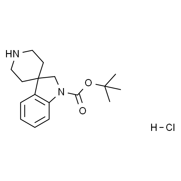 TERT-BUTYL SPIRO[INDOLINE-3,4'-PIPERIDINE]-1-CARBOXYLATE HYDROCHLORIDE