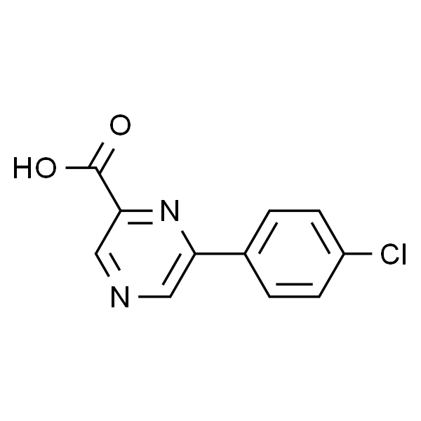 6-(4-Chlorophenyl)pyrazine-2-carboxylic Acid