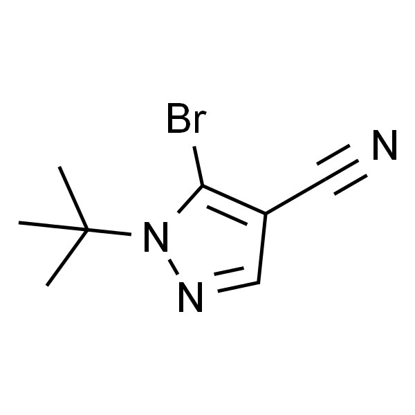 5-broMo-1-tert-butyl-1H-pyrazole-4-carbonitrile