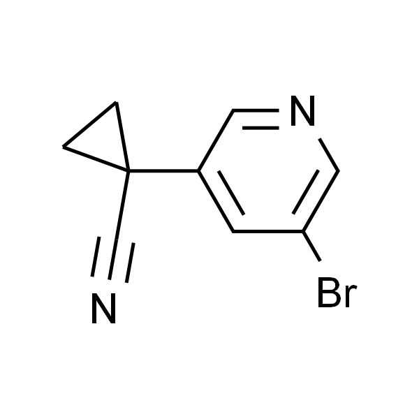 1-(5-broMopyridin-3-yl)cyclopropanecarbonitrile