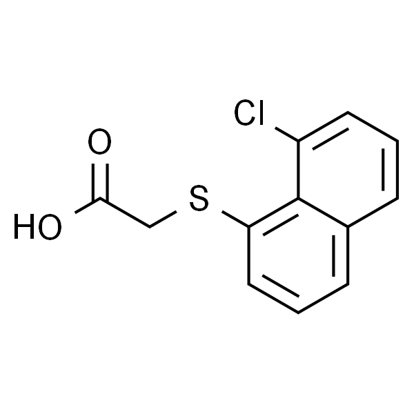 (8-Chloro-1-naphthylthio)acetic Acid