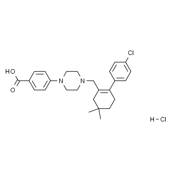 4-[4-[[2-(4-Chlorophenyl)-5，5-dimethyl-1-cyclohexenyl]methyl]-1-piperazinyl]benzoic Acid Hydrochloride