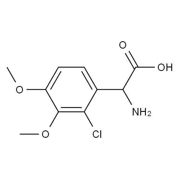 2-Amino-2-(2-chloro-3,4-dimethoxyphenyl)acetic Acid