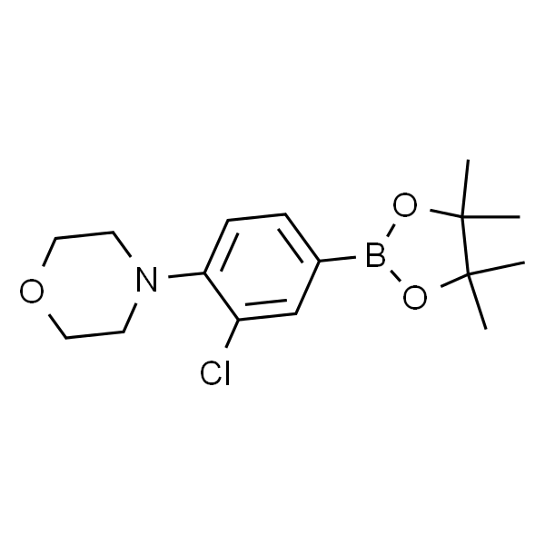 4-(2-Chloro-4-(4，4，5，5-tetramethyl-1，3，2-dioxaborolan-2-yl)phenyl)morpholine