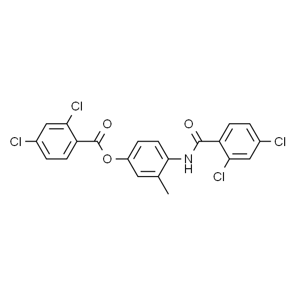 2，4-Dichloro-N-[4-(2，4-dichlorobenzoyloxy)-2-methylphenyl]benzamide