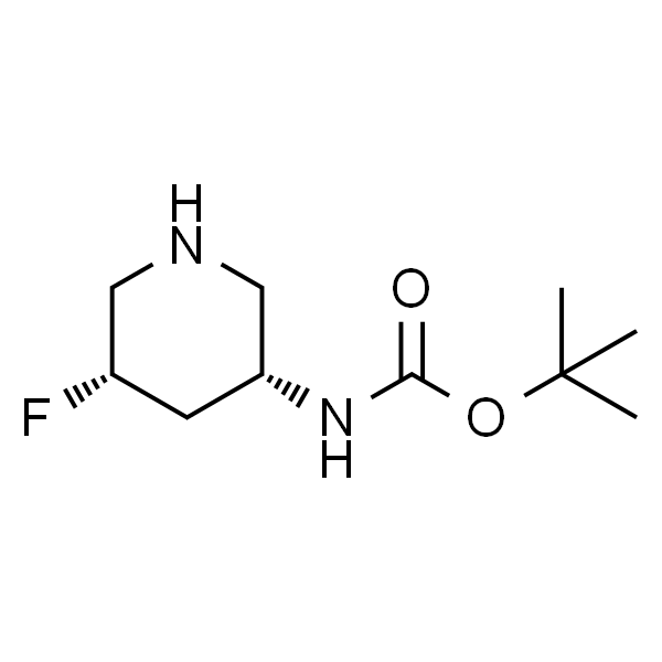 tert-butyl(3R,5S)-5-fluoropiperidin-3-ylcarbamate