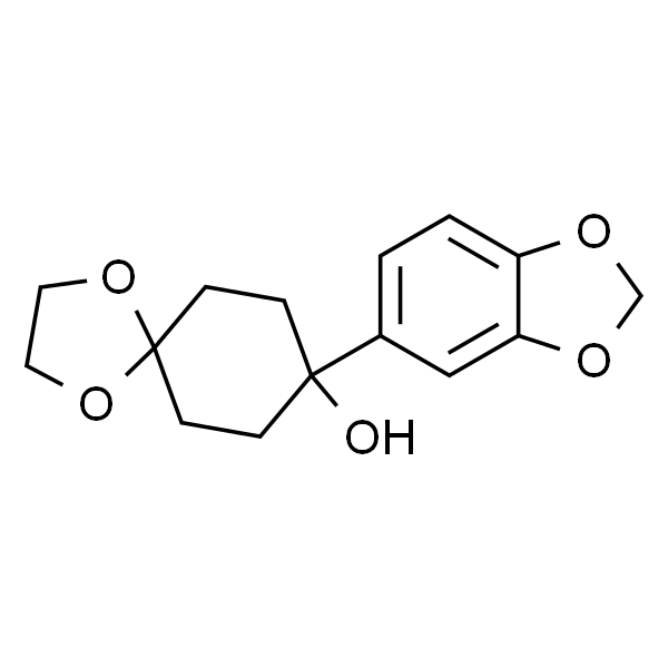 8-(benzo[d][1,3]dioxol-5-yl)-1,4-dioxaspiro[4.5]decan-8-ol