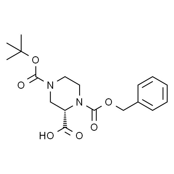 (S)-1-((Benzyloxy)carbonyl)-4-(tert-butoxycarbonyl)piperazine-2-carboxylic acid