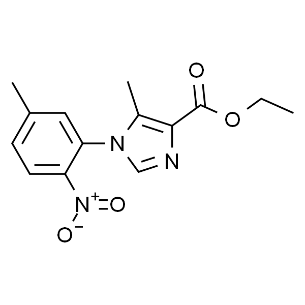 1H-Imidazole-4-carboxylic acid, 5-methyl-1-(5-methyl-2-nitrophenyl)-, ethyl ester