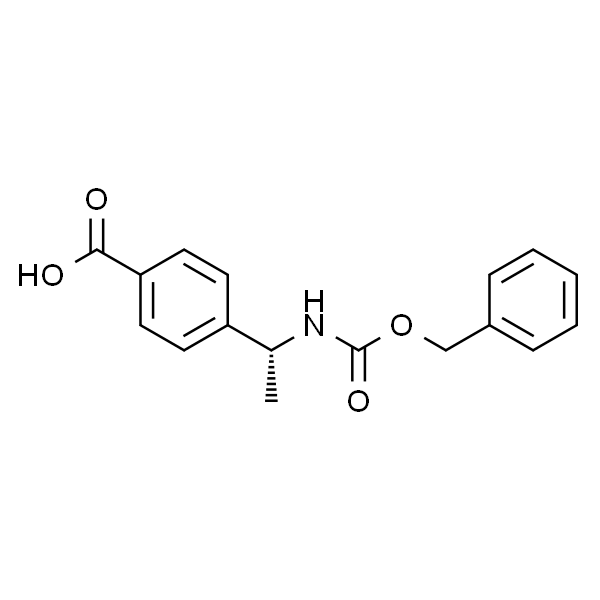 4-(1-(((benzyloxy)carbonyl)amino)ethyl)benzoic acid