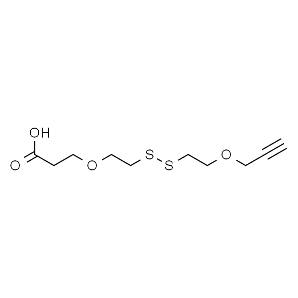 Propargyl-PEG1-SS-PEG1-acid