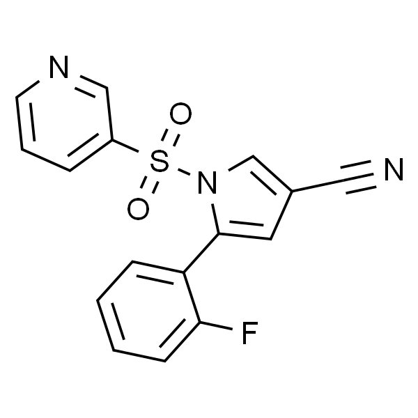 1H-Pyrrole-3-carbonitrile,5-(2-fluorophenyl)-1-(3-pyridinylsulfonyl)-