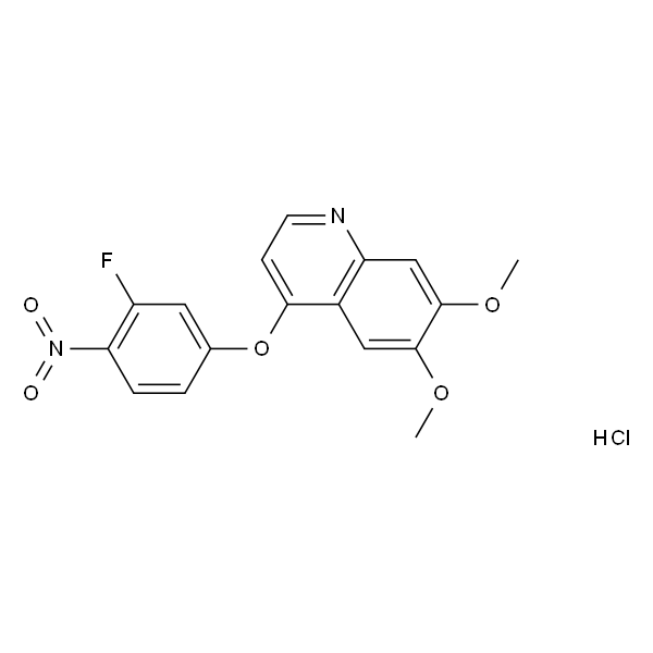 4-(3-Fluoro-4-nitrophenoxy)-6,7-dimethoxyquinoline hydrochloride