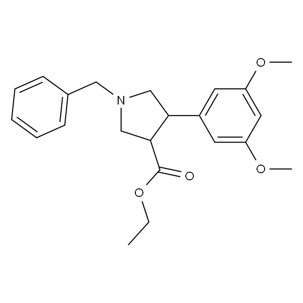 Trans-ethyl-1-benzyl-4-(3，5-dimethoxyphenyl)pyrrolidine-3-carboxylate