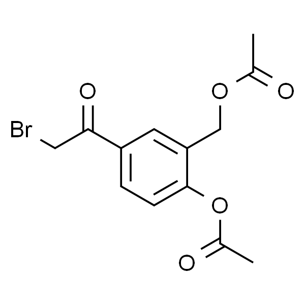 1-(4-Acetyloxy)-3-((acetyloxy)methyl)phenyl)-2-bromoethanone