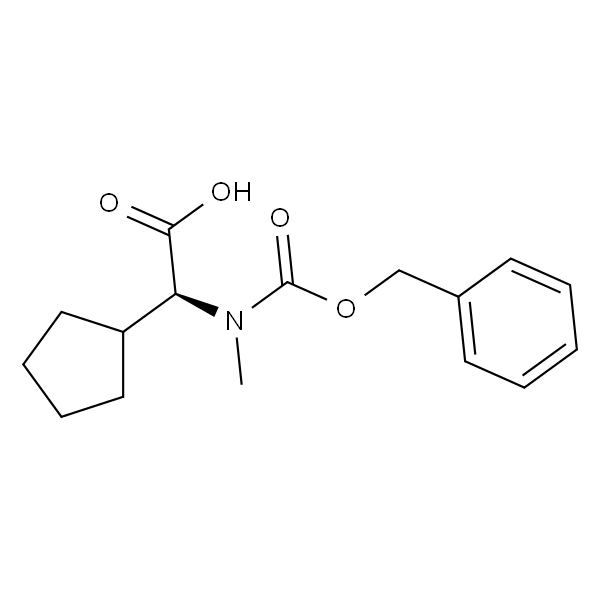 (S)-2-(((Benzyloxy)carbonyl)(methyl)amino)-2-cyclopentylacetic acid