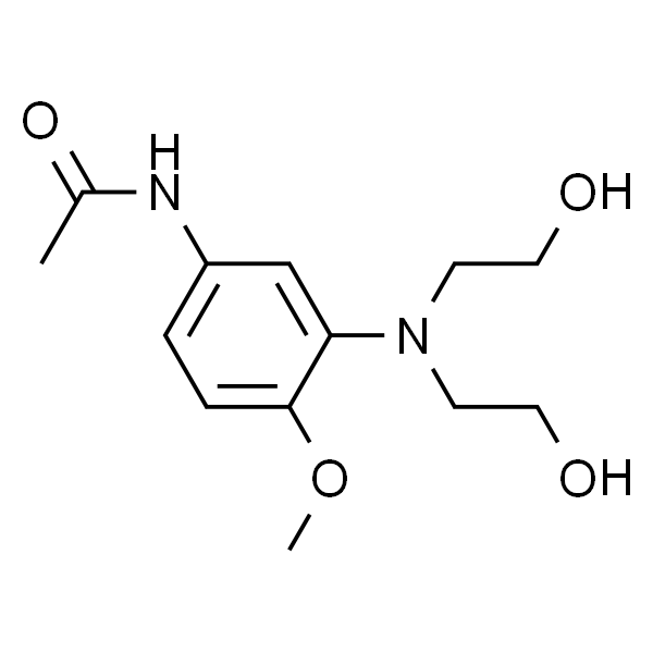 4-Acetylamino-2-(bis(2-hydroxyethyl)amino)anisole 97%