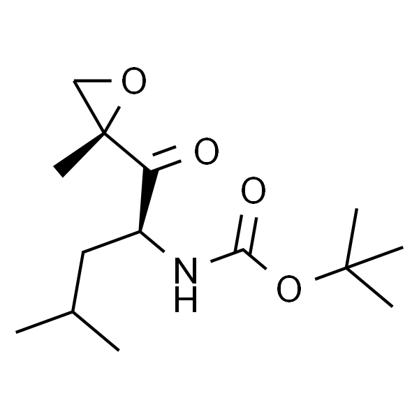 Carbamic acid, N-[(1S)-3-methyl-1-[[(2S)-2-methyl-2-oxiranyl]carbonyl]butyl]-, 1,1-dimethylethyl ester