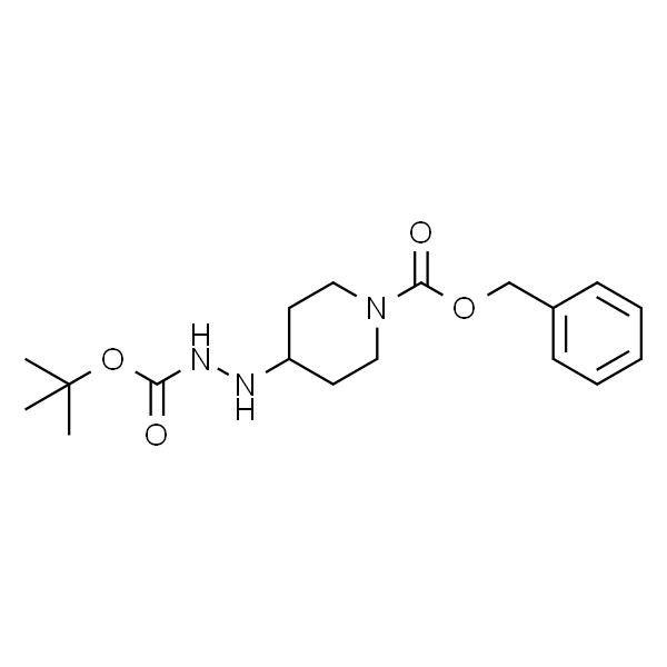 Benzyl 4-(2-(tert-butoxycarbonyl)hydrazinyl)piperidine-1-carboxylate