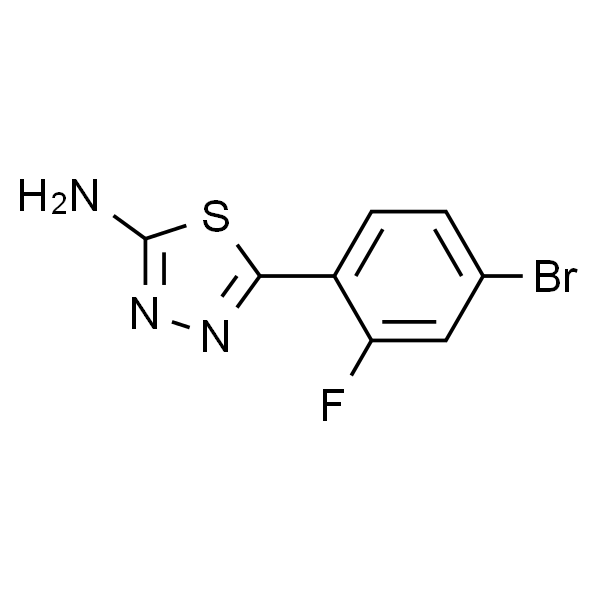 5-(4-Bromo-2-fluorophenyl)-1，3，4-thiadiazol-2-amine