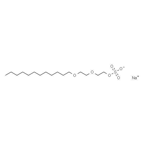 Sodium 2-(2-dodecyloxyethoxy)ethyl sulphate