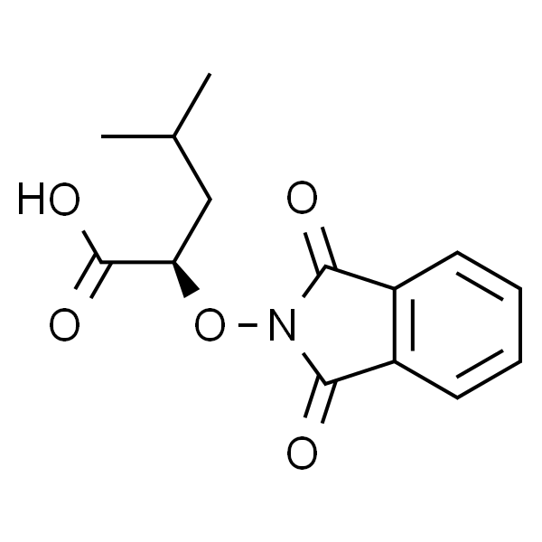 Pentanoic acid, 2-[(1,3-dihydro-1,3-dioxo-2H-isoindol-2-yl)oxy]-4-methyl-,(2R)-