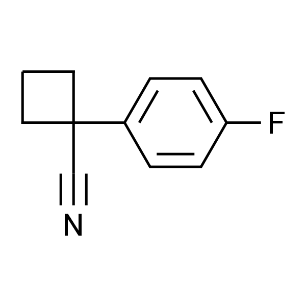 1-(4-fluorophenyl)cyclobutane-1-carbonitrile