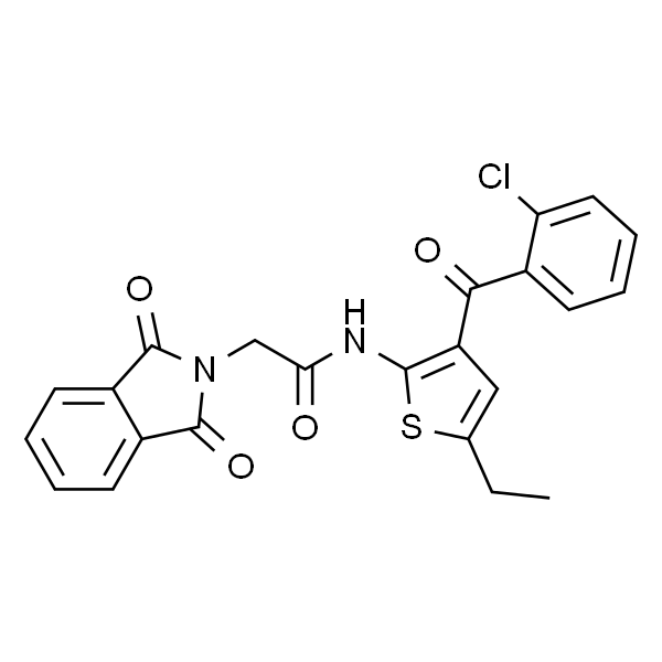 N-(3-(2-Chlorobenzoyl)-5-ethylthiophen-2-yl)-2-(1,3-dioxoisoindolin-2-yl)acetamide