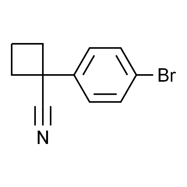 1-(4-bromophenyl)cyclobutane-1-carbonitrile