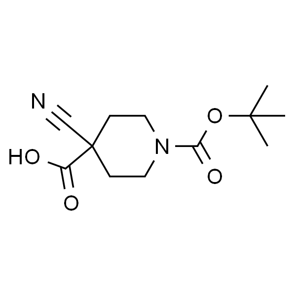 N-Boc-4-cyanopiperidine-4-carboxylic acid/1-(tert-butoxycarbonyl)-4-cyanopiperidine-4-carboxylic acid