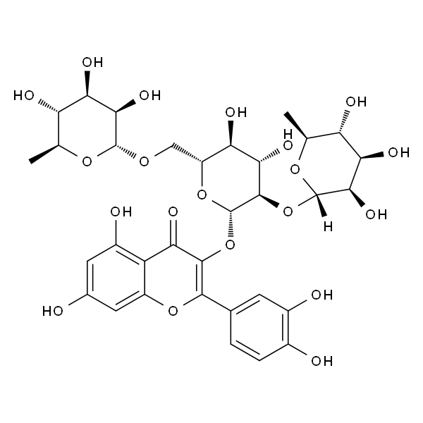 Quercetin 3-O-rutinoside-(1→2)-O-rhamnoside