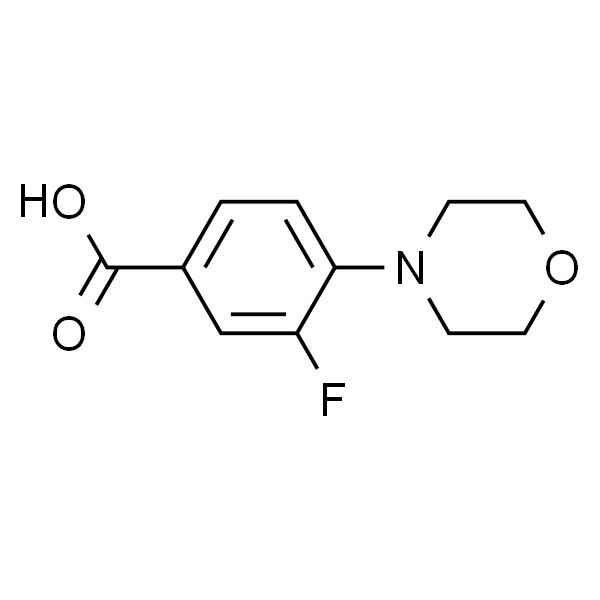 3-Fluoro-4-morpholinobenzoic Acid