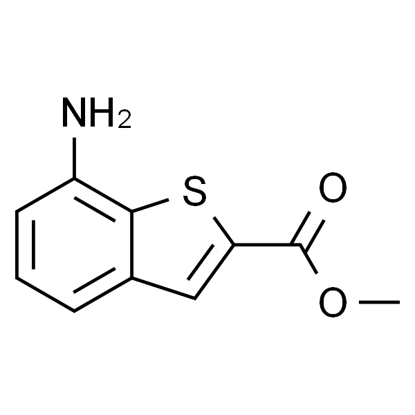 Benzo[b]thiophene-2-carboxylic acid, 7-amino-, methyl ester (9CI)