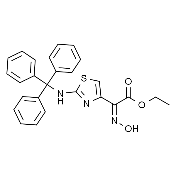 (Z)-Ethyl 2-(hydroxyimino)-2-(2-(tritylamino)thiazol-4-yl)acetate